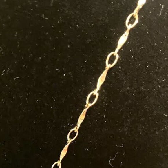 Handcrafted Gold-Tone Necklace "Gilded Cage-Balloon" w/Ruby-Red Beads 24"/26" - Picture 6 of 8